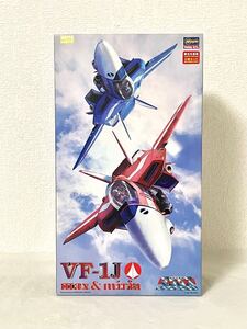 w23/80★1円〜 ハセガワ 1/72 超時空要塞マクロス VF-1J バルキリー マックス&ミリア