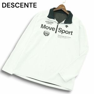 DESCENTE デサント Move Sport★ HEATNAVI 長袖 ハーフジップ スキー アンダー シャツ Sz.XO　メンズ スノボ 大きいサイズ　A4T09078_8#B