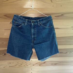 Levis550(W31 L34) リーバイス 80s アメリカ製 オレンジタブ 古着 デニム ジーンズ ショートパンツ 匿名配送