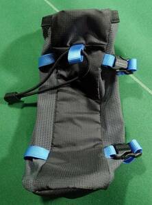 ▲GOSSAMER GEAR リップストップナイロン/メッシュ素材 ショルダーハーネスアタッチメント BOTTLE ROCKET ダークグレー 美品!!!▲