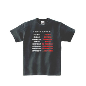 【パロディ黒3XL】5oz18と81の違いTシャツ面白いおもしろうけるネタプレゼント送料無料・新品2999円 