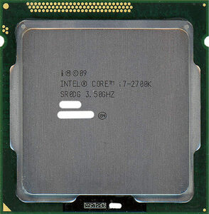 【中古】【ゆうパケット対応】Core i7 2700K 3.5GHz LGA1155 SR0DG [管理:3025749]