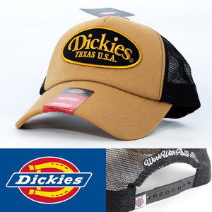 メッシュキャップ 帽子 DICKIES ディッキーズ EX CANVAS MESH CAP ブラウン 80495800-70 USA アメリカンブランド