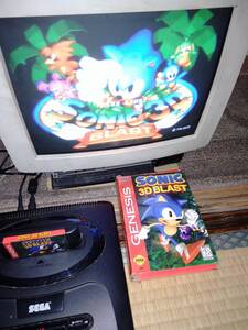 ジャンク品SEGAジェネシスSonic 3D Blast