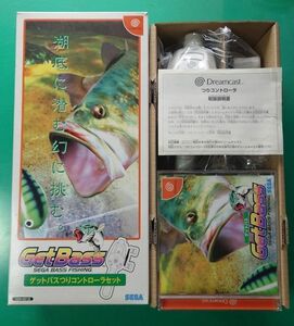 美品 希少 DC ゲットバス つりコントローラー セット HDR-0012 ドリームキャスト Dreamcast セガ SEGA 箱説付