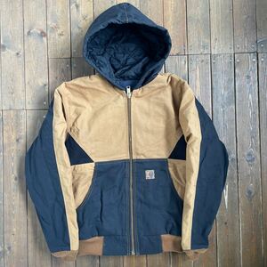 2542 Carhartt カーハート リメイクジャケット パーカー / ブラウン ACTIVE JACKET