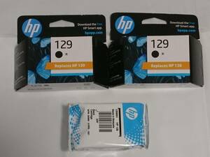 3セット！ 純正 ヒューレットパッカード HP129 黒 C9364H インクジェットカートリッジ HP純正インク 未使用・未開封 送料無料！