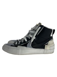 NIKE◆BLAZER MID SACAI/ブレーザーミッドサカイ/ブラック/BV0072-002/28.5cm/ブラッ