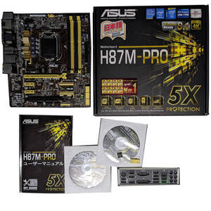 【中古】ASUS H87M-PRO [LGA1150 M-ATX]