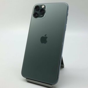 Apple iPhone11 Pro Max 256GB Midnight Green A2218 MWHM2J/A バッテリ77% ■ドコモ★Joshin9849【1円開始・送料無料】