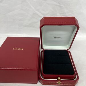 美品　カルティエ Cartier ジュエリーケース　ペアリングケース　指輪ケース　 結婚指輪ボックス 空箱 BOX リング用　婚約指輪