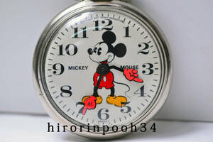 即決　貴重 　● BRADLEY　 ● パイアイ　 ● ミッキーマウス 手巻懐中時計　ブラッドレイ　ディズニー