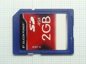 ★SILICON POWER ＳＤメモリーカード ２ＧＢ 中古★送料６３円～