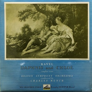 HMV ALP-1374 ミュンシュ ボストン響 ラヴェル：ダフニスとクロエ全曲 英盤 / Munch Ravel:Daphnis and Chloe UK-Press