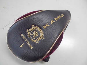 KAMUI(カムイ)・ROYAL GOLD・ドライバー用カバー・中古・送料無と