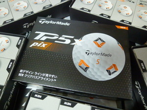 ◆2024年/最新！New TP5x Pix/日本正規品/新品【TaylorMade】テーラーメイド New TP5X Pix/WH/1ダース【層構造】