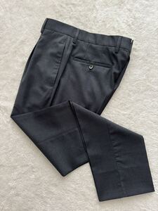 春夏 美品 GTA size46 ウールスラックス メンズ グレー JACOPO JP ウールパンツ IL PANTALONE COMFORT コンフォート ワンタック