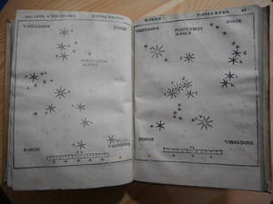 アンティーク、天文、天体、星座早見盤、木版画、星図、1552年『ピッコロミニ星図帳』Star map, Planisphere, Celestial atlas