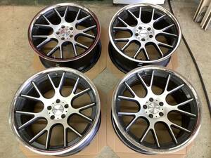 J97◆VOSSEN　VVS-CV2　ハイブリッド　FOGED　20×9J+20　10.5J+25　PCD114.3/5H　4本◆V36V35Z33Z34ビッグセダンクラウン他 