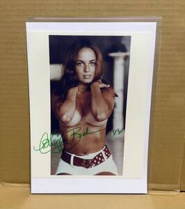 【中古】直筆サイン入写真「バーバラ バック（Barbara Bach）」（Catherine Bach？商品説明欄参照して下さい）