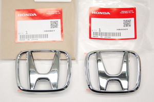 新品 ホンダ純正 S2000 AP1 AP2 エンブレム フロントリア ナット セット オーナメント HONDA Genuine 2-Set Emblem Badge Ornament JDM