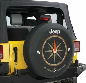 ◆北米JEEP純正品・新品◆JEEP WRANGLER　ジープラングラー　スペアタイヤカバー 背面タイヤカバー　MOPAR純正