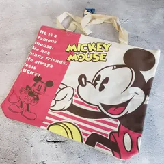 【新品】Disney/ディズニー Mickey Mouse/ミッキーマウス 大判トートバッグ