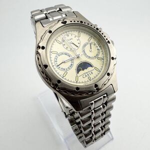 SEIKO ARBA CARIB セイコー アルバ カリブ ムーンフェイズ ALBA CARIB V33F-6B20 クォーツ 腕時計【k4706-s1257】