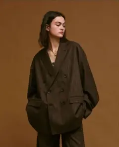 soerte Oversized double-breasted jacket