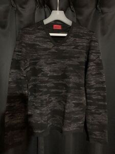 HUGO BOSS HUGO Vネック　セーター　size S ヒューゴボス　ヒューゴ　ニット