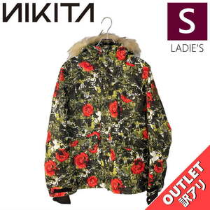 【OUTLET】 NIKITA HAWTHORN PRINT JKT CAMO POP Sサイズ レディース スノーボード スキー ジャケット JACKET アウトレット