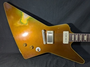 Handmade Explorer Gold Top 3.3kg ウェザーチェック フライングV Futura フューチュラ Explorer エクスプローラー Les Paul Gibson