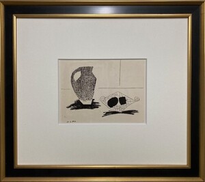 【特価】　≪　　パブロ・ピカソ　　≫　　リトグラフ【石版画】 　 STILL-LIFE WITH STONE JUG 　 1947年　 　PABLO　PICASSO