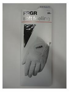 ■PRGR Soft Feeling GLOVE プロギア ソフトフィーリング メンズグローブ【26cm/BK】『柔らかいのにやぶれにくい』PG-119