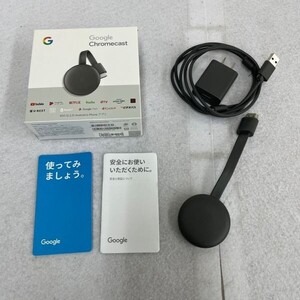 P725-C4-3147 Google グーグル Chromecast クロームキャスト NC2-6A5 HDMI ACアダプター/箱/説明書付き ⑦