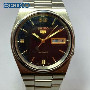 【可動品】セイコー SEIKO セイコー 5 デイデイド 腕時計 自動巻き デイデイト メンズ　アンティーク腕時計 7009-3130