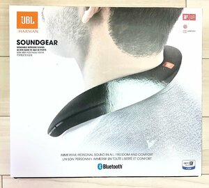 JBL SoundGear ウェアラブルネックスピーカー Bluetooth/apt-X対応/31mm径スピーカー4基搭載 ブラック JBLSOUNDGEARBLK 保証有