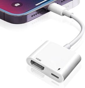 Pinotobo iPhone/iPadに適用 HDMI 変換アダプタ【電源/設定不要 MFi認証品】 1080PフルHD 変換ケーブル OTG Digital AVアダプタ 大画面