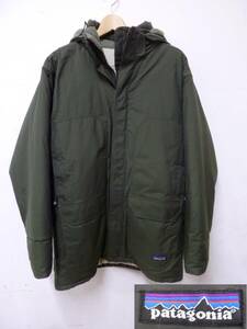 『中古美品』Patagonia/パタゴニア フード付きインサレーションジャケット/内綿入りコート サイズS/グリーン