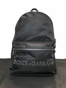 (D) DOLCE&GABBANA ドルチェ&ガッバーナ バックパック ブラック リュック