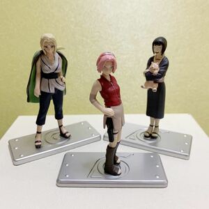 お探しの方へ NARUTO ナルト 忍形コレクション 綱手 シズネ サクラ 3体 セット フィギュア 忍形集 コレクション 火影 上忍 医療班 バンダイ