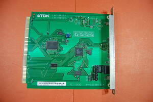 PC98 Cバス用 インターフェースボード TDK LAK-98025 ？ LANボード？ 動作未確認 現状渡し ジャンク扱いにて　L-068 2181 