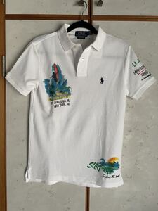 新品 POLOラルフローレン 限定レア ポロシャツ 白 XS 日本S