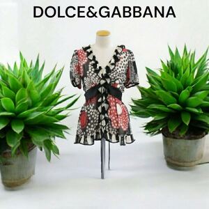 DOLCE&GABBANA ドルチェ&ガッバーナ シルク カットソー