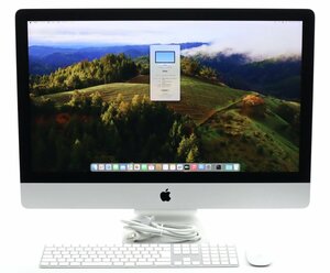 Apple iMac Retina 5K 27インチ 2020 Core i7-10700K 3.8GHz 40GB 1TB(APPLE SSD) Radeon Pro 5500 XT 5120x2880ドット macOS Sonoma 小難