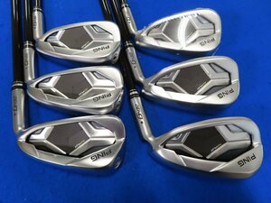 【中古】PING（ピン）2022～2023 G430 IRON（アイアン）6本セット　6I～W、45°【SR】ALTA J CB BLACK カーボンシャフト