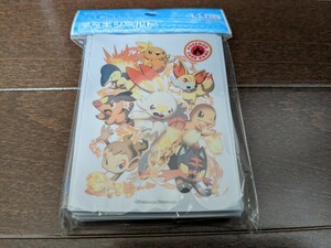 ポケモンカード★タイプファイターズ 炎★デッキシールド★新品未開封★64枚★スリーブ★ヒバニー ヒトカゲ アチャモ ヒノアラシ★送料無料