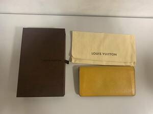 【質屋 尾張屋商店 東京】LOUIS VUITTON ルイヴィトン ポルトフォイユ・ブラザ トリヨン オークル M58194