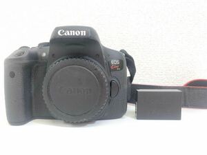 【現状品】Canon キャノン EOS Kiss X8i ボディ ブラック バッテリー付き デジタル一眼レフカメラ 通電未確認 SY