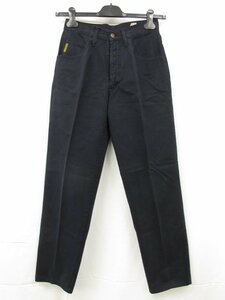 美品 【アルマーニジーンズ ARMANI JEANS】 コットンパンツ スラックス (メンズ) size30 ネイビー イタリア製 ■29MPA0440■